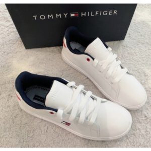 《特價款》美國🇺🇸直寄～Tommy Hilfiger小白鞋 休閒鞋 平底鞋 紅白經典logo 正品 禮物