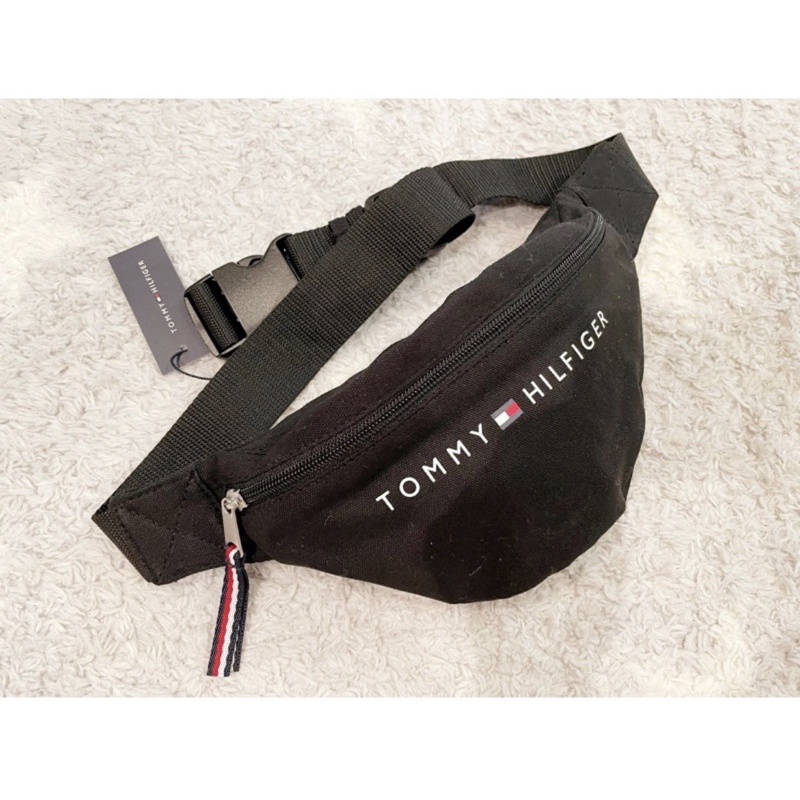 《內有多款》美國🇺🇸直寄~Tommy Hilfiger 帆布 皮質 條紋 字母logo腰包 手拿包 斜背包:圖片 4