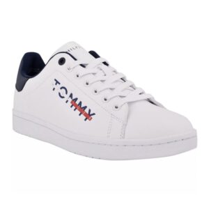 《新款男鞋》美國🇺🇸直寄～Tommy Hilfiger男生小白鞋 休閒鞋 平底鞋 經典紅白logo 正品 禮物