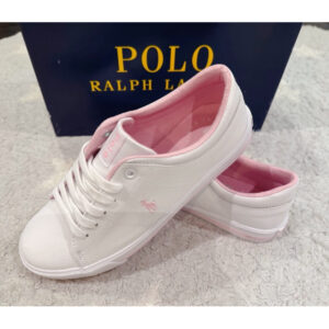 《現貨+預購~粉馬25》美國🇺🇸直寄~Polo Ralph Lauren小白鞋 粉色小馬 平底鞋 休閒鞋