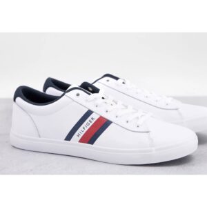 《最後1雙~現貨US8男鞋》美國🇺🇸直寄～Tommy Hilfiger小白鞋 休閒鞋 平底鞋 經典款 正品 禮物