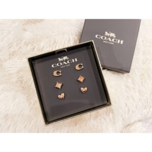 《耳環》美國🇺🇸直寄～Coach純銀耳環 玫瑰金耳環 母親節 情人節 禮物