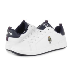 《最後一雙～25號》美國🇺🇸直寄～Polo Ralph Lauren熊小白鞋 polo熊 平底鞋 休閒鞋 限量