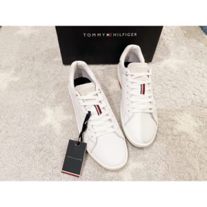 《最後一雙US 10～男鞋》美國🇺🇸直寄～Tommy Hilfiger男生小白鞋 男鞋 休閒鞋 平底鞋 真皮 正品 禮物