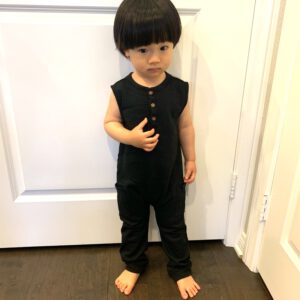 [美國帶回] 全新GYMBOREE 黑色連身褲-2T