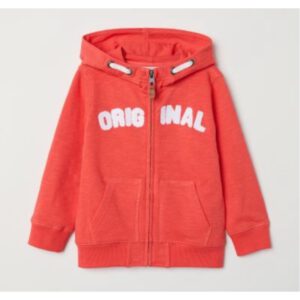 [美國帶回] 現貨在台～全新H&M亮橘色original棉外套