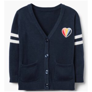 [美國帶回］現貨在台～全新GYMBOREE 健寶園 學院風深藍羊毛外套