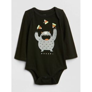 【美國名牌童裝】美國直寄～ ~GAP小惡魔系列黑色包屁衣 萬聖節 Halloween