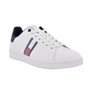 《經典款男鞋》Tommy Hilfiger男生小白鞋 休閒鞋 平底鞋 紅白logo 經典款 正品 禮物