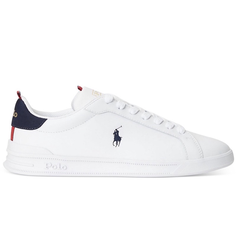 《斷貨款現貨+預購~27/28男鞋》美國🇺🇸直寄~Polo Ralph Lauren小白鞋 休閒鞋 平底鞋 男鞋 真皮:圖片 2