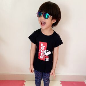 【小童短t】美國🇺🇸直寄～兒童 小朋友 小童Levi's史奴比系列黑色/灰色棉T