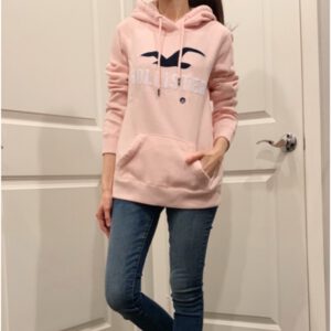 全新~Hollister淡粉海鷗連帽T恤 2018新款