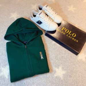 1/25到貨~🐻森林綠斷貨款🐻全新Polo Ralph Lauren熊熊刷毛外套