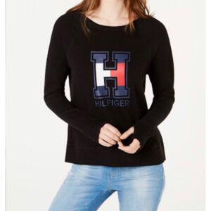 內有多色～全新Tommy 大logo刷毛衛衣 大學T