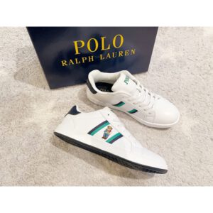 《24.5號最後一雙》Polo Ralph Lauren熊熊小白鞋 休閒鞋22-25 polo bear