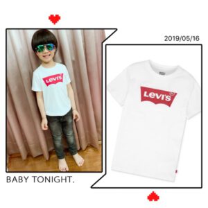 《現貨在台》~美國🇺🇸帶回 全新Levis白色短袖親子裝 小童 小朋友 兒童Levis 親子裝 T-shirt