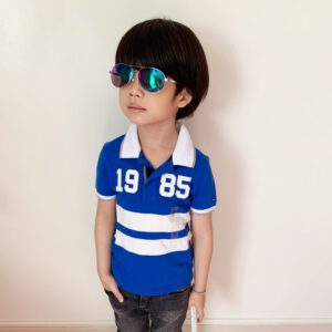 現貨在台~Tommy兒童 小童 小朋友polo衫 藍白數字
