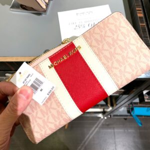 預購款~美國🇺🇸直寄 2019新款 MK滿版粉色長夾