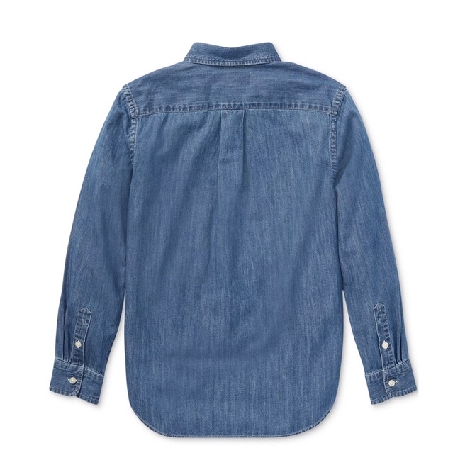 《現貨+預購~襯衫》美國🇺🇸直寄~Polo Ralph Lauren小馬襯衫 彩色馬 牛仔襯衫 長袖襯衫 正品 禮物:圖片 3