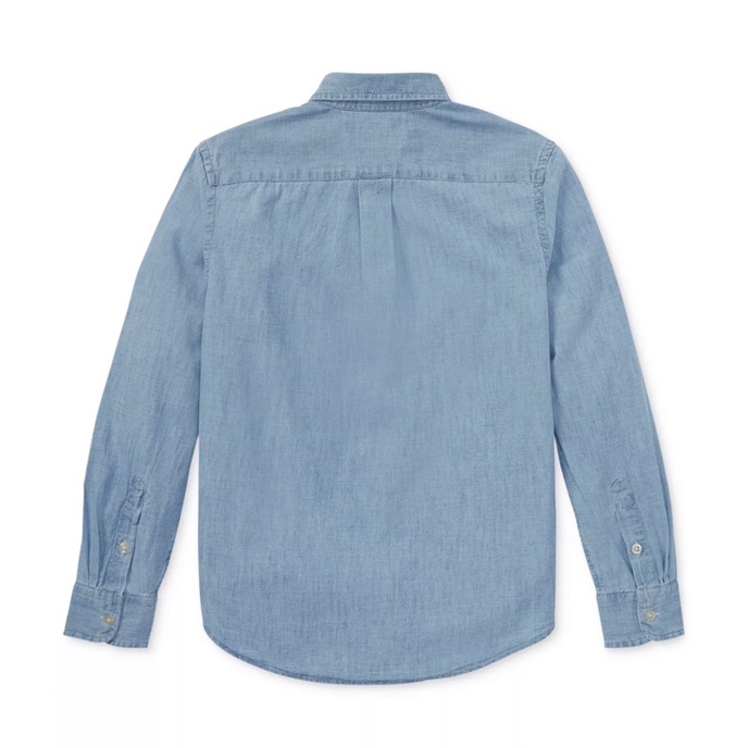 《現貨+預購~襯衫》美國🇺🇸直寄~Polo Ralph Lauren小馬襯衫 彩色馬 牛仔襯衫 長袖襯衫 正品 禮物:圖片 5