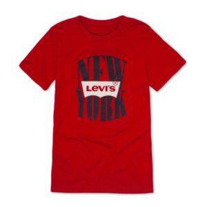 現貨在台~美國🇺🇸帶回 Levi’s 紅色短T 成人