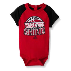 美國🇺🇸直寄~全新 愛迪達 adidas紅色包屁衣 24M