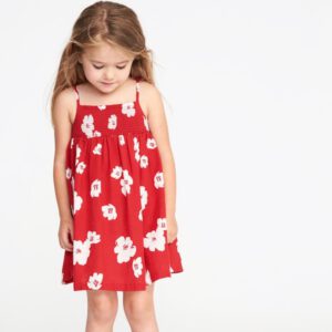 美國🇺🇸直寄~old navy 紅色扶桑花小洋裝