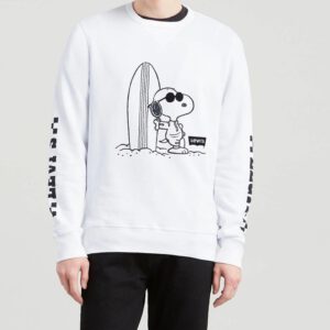 預購款~Levi’s 史努比 大學T 刷毛 聯名限量款 男款