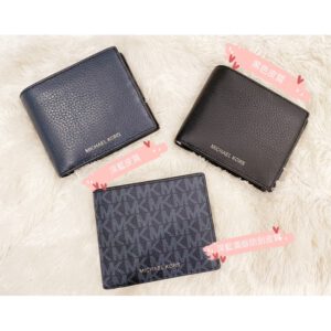 《短夾》美國🇺🇸直寄～Michael Kors短夾 男夾 摺疊夾 零錢袋 卡夾 禮物 父親節 情人節 mk皮夾 mk禮物