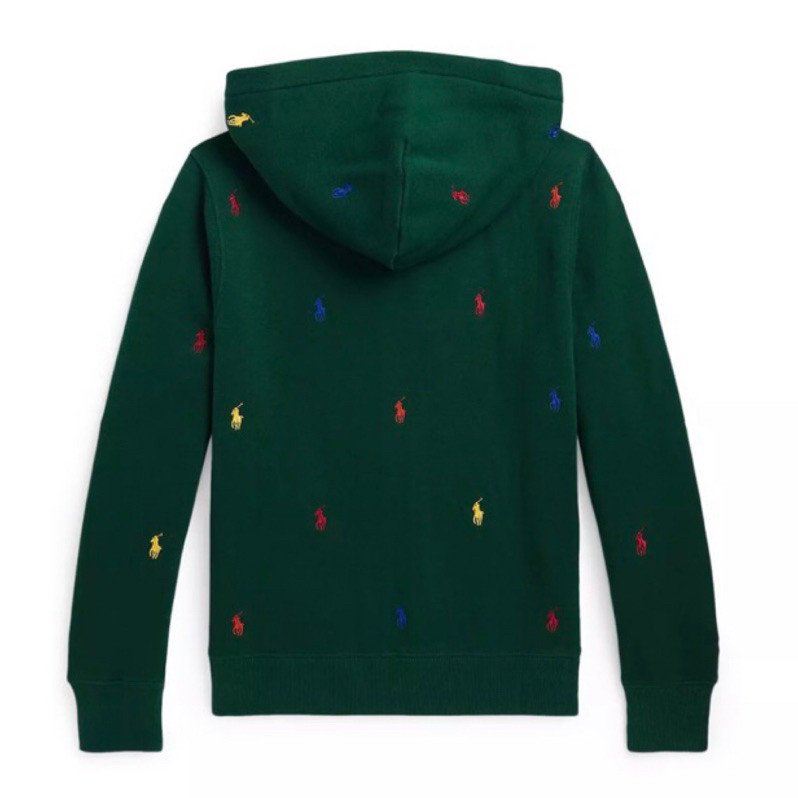 《現貨+預購》美國🇺🇸直寄~Polo Ralph Lauren刷毛外套 連帽外套 運動外套 polo彩色馬 polo小馬:圖片 3