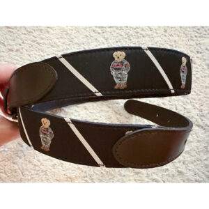 《限量款皮帶》美國🇺🇸直寄～Polo Ralph Lauren熊皮帶 polo熊腰帶 禮物 男女可用