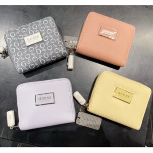 《內有多款》👍最低價👍美國🇺🇸直寄～Guess經典倒三角logo小皮夾 短夾 零錢包 拉鏈包