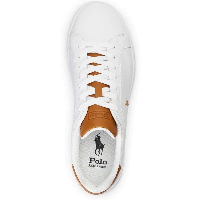 《斷貨款~小白鞋》美國🇺🇸直寄~~Polo Ralph Lauren小白鞋 polo男生小白鞋 平底鞋 休閒鞋 彩色馬:圖片 2