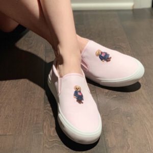 《甜甜價，只有3雙》美國🇺🇸直寄~Polo Ralph Lauren粉色熊熊鞋 polo熊鞋 熊熊鞋 懶人鞋