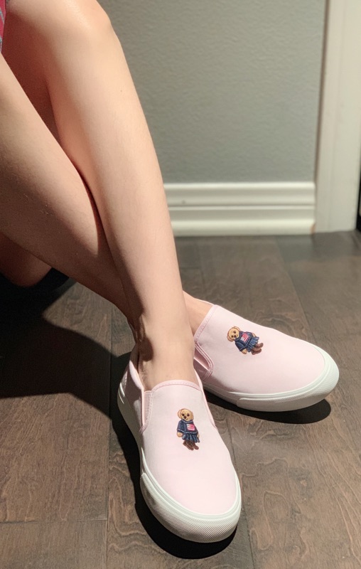 《甜甜價,只有3雙》美國🇺🇸直寄~Polo Ralph Lauren粉色熊熊鞋 polo熊鞋 熊熊鞋 懶人鞋:圖片 3