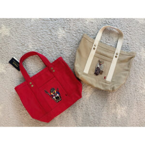 《限量款～現貨》美國🇺🇸直寄～Polo Ralph Lauren帆布包 polo熊帆布包 手提包 polo托特包