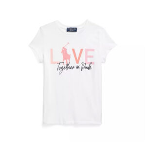 《只有一件～XL》美國🇺🇸直寄～Polo Ralph Lauren短袖上衣 圓領上衣 t恤 短t 粉色大馬 Love系列