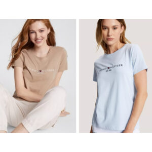 《斷貨款~現+預S/M》美國🇺🇸直寄~Tommy Hilfiger女生短t 短袖上衣 棉t t恤 素t 奶茶色 禮物