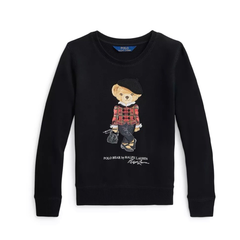 《Polo熊限量款》美國🇺🇸直寄~Polo Ralph Lauren熊熊衣 polo熊上衣 薄長t 圓領t 刷毛大學t:圖片 3