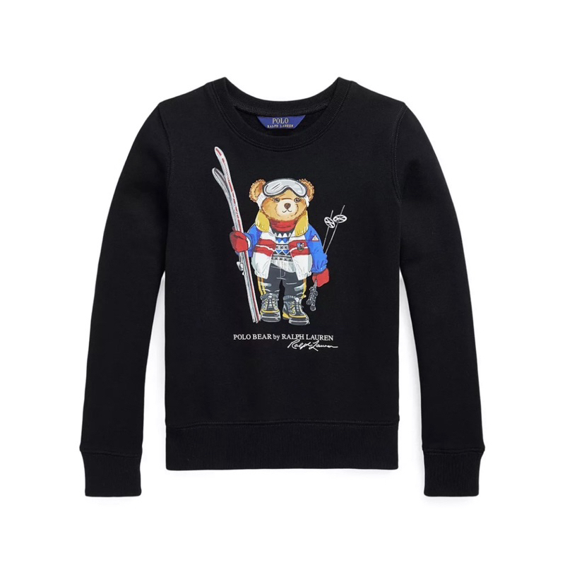 《Polo熊限量款》美國🇺🇸直寄~Polo Ralph Lauren熊熊衣 polo熊上衣 薄長t 圓領t 刷毛大學t:圖片 5