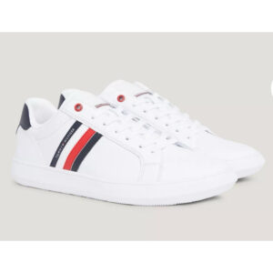 《新款~男鞋》美國🇺🇸直寄~Tommy Hilfiger男生小白鞋 休閒鞋 平底鞋 真皮 湯米 經典款