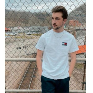 《現+預～厚磅》美國🇺🇸直寄～Tommy Hilfiger男生短袖上衣 圓領上衣 t恤 厚款 男版 素t 棉t 情侶裝