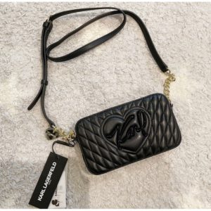 《鏈包》美國🇺🇸直寄～Karl Lagerfeld老佛爺側背包 鏈包 小方包 小香風 斜背包 母親節禮物