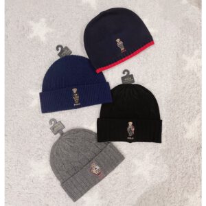 《秋冬新款～毛帽》Polo Ralph Lauren毛線帽 polo熊毛帽 情侶帽 限量 正品