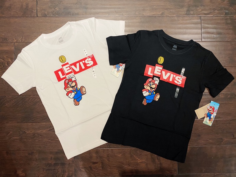 《限量聯名款》美國🇺🇸直寄~Levi’s 超級瑪利 瑪利歐 限量聯名款短t 代購 禮物:圖片 5