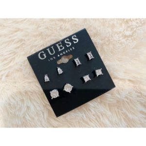 美國🇺🇸直寄～Guess純銀耳環 四款一組 禮物 正品 代購