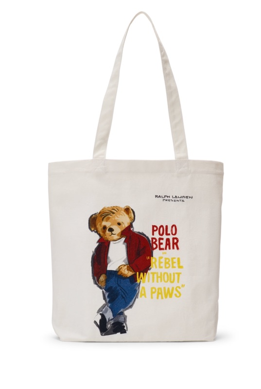 最低價👍美國🇺🇸直寄~Ralph Lauren Polo熊托特包 側背包 購物袋 帆布包 熊熊 禮物 代購:圖片 2