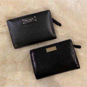《特價中夾，附購證》美國🇺🇸直寄～Kate Spade黑色中夾 禮物 代購