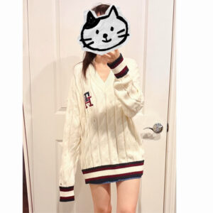 《特價款～只有一件》美國🇺🇸直寄～Tommy Hilfiger麻花毛衣 v領毛衣 針織衫 厚款毛衣