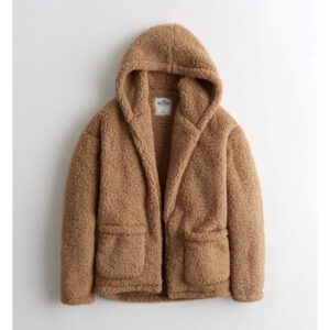 《年前特價款》美國🇺🇸直寄～Hollister HCO泰迪熊毛外套 羔羊毛外套 兩面穿 代購 禮物